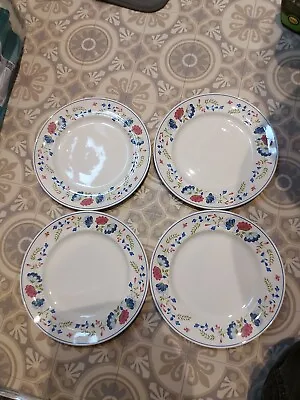 Buy Vintage Bhs Priory Dinner Plates X 4 • 30£