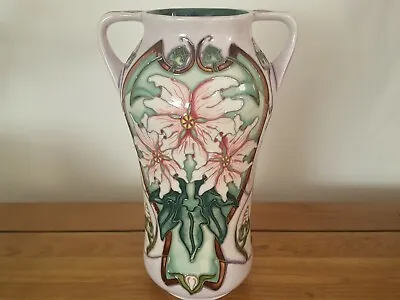 Buy Moorcroft Blakeney Mallow Large Twin Handled Vase, Very Large Ceramic Vase, Unus • 360£