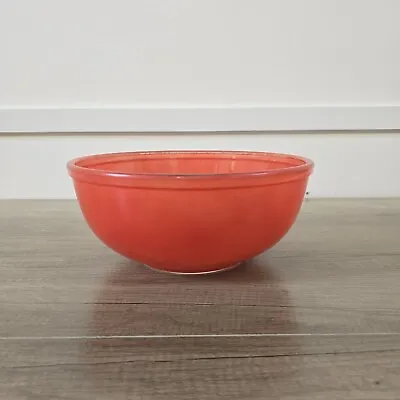 Buy Retro / Vintage Coral Large Mixing Bowl JAJ Pyrex - Lovely Condition • 18.99£