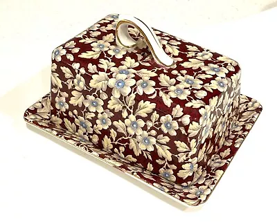 Buy AWESOME Vintage CHINTZ ROYAL BROCADE Lord Nelson Ware  Cheese Keeper Butter Dish • 24.96£
