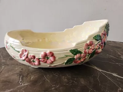 Buy Vintage Maling Lustre Ware Boat Shaped Fruit Bowl Perfect Condition • 23.99£