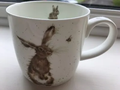 Buy Royal Worcester Wrendale Hare & Bee Mug  The Hare & The Bee  Fine Bone China Cup • 10.99£