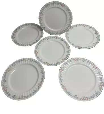 Buy Royal Worcester English Garden Dinner Plates Set Of 6 ( L116), Bone China • 25.99£