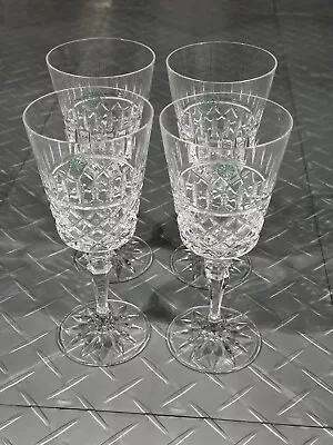 Buy Galway Irish Crystal Rathmore 7 7/8   Water Goblet  Vertical Cuts - 4x Set • 38.60£