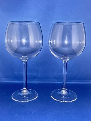 Buy 2 X DARTINGTON WINE GLASSES GOBLETS 22cm TALL STEMMED WINE GLASSES • 9.99£