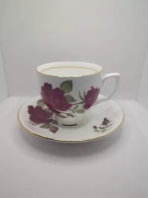 Buy Duchess Red Rose Bone China Cup And Saucer Set X5 • 25£