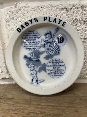 Buy Antique, Possibly Victorian Baby’s Plate. Carlton Ware • 15£