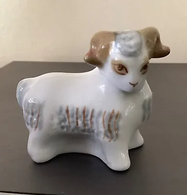 Buy Gzhel Russian Art Pottery Sheep  6cms High Approx • 5£