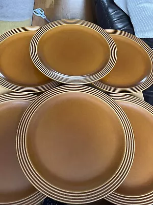 Buy Hornsea Saffron 6 Large Dinner Plates 26.5cm  1st Quality • 9.99£