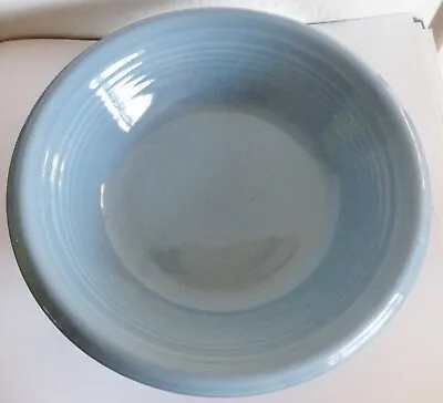 Buy Pottery Soup Bowl Blue Gray With Rings Fiesta Style Glazed Unmarked • 4.80£