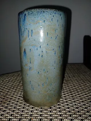 Buy Studio Art Pottery Blue Glaze Vase 7  • 22.89£