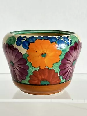 Buy Clarice Cliff Bizarre Gayday Preserve Pot Newport Pottery Art Deco • 65£