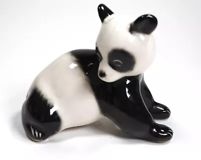 Buy Vintage Russian Panda Lomonosov Porcelain USSR Figurine • 7.99£