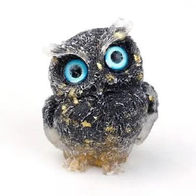 Buy Owl Shape Crystal Owl Ornament Resin Crafts Mini Owl Figurines  Collect Gifts • 7.58£