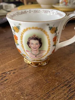 Buy ROYAL ALBERT China Commemorative Golden Jubilee Queen Elizabeth II 1952-2002 • 4£