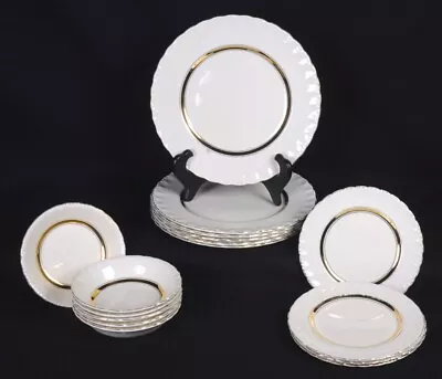 Buy (16) GRINDLEY Porcelain CREAMPETAL Dinnerware DINNER  BREAD PLATES & FRUIT BOWLS • 49.26£