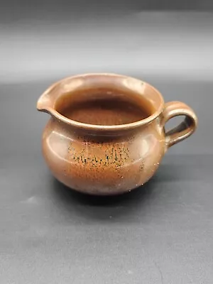 Buy Vintage Australian Pottery Jug Brown Glazed Small Signed • 7.56£
