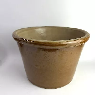Buy Vintage Glazed Stoneware Pot Farmhouse Dairy Bowl • 25£