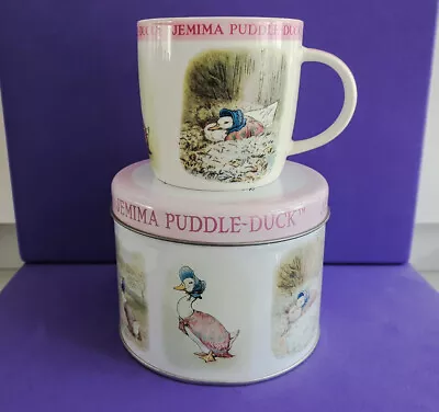 Buy Beatrix Potter Mug In Tin - Pink Jemima Duck - Children's China Mug Gift • 12.99£