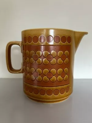 Buy Hornsea England Pottery Saffron Vintage 1970s Large Orange Brown Ceramic Jug • 10£