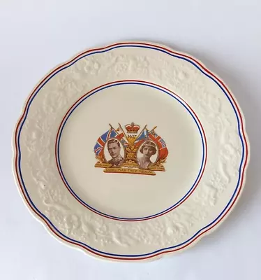 Buy Vintage Rare John Maddock & Sons Ltd - Royal Ivory ~ CORONATION 1937 PLATE • 4.99£