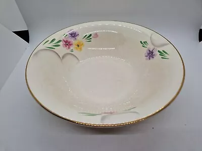 Buy Vintage Crownford Burslem Serving Bowl Art Deco Bone China Floral • 18£