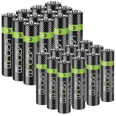 Buy Venom Rechargeable Batteries - AA / AAA High Capacity Long Lasting NiMH Battery • 7.99£