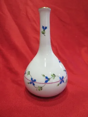 Buy Vintage Herend Blue Garland Hand Painted Porcelain Vase 5 ,  • 62.58£