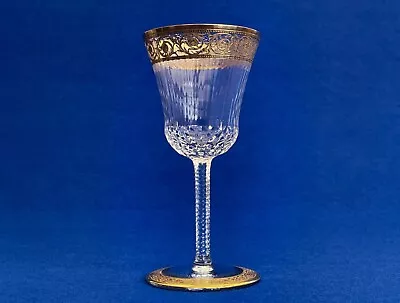 Buy Vintage Saint Louis Gold Thistle Crystal Claret Glass - Multiple Available • 159.99£