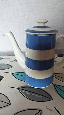 Buy TG Green Cornishware Blue White Teapot In VGC • 3.20£