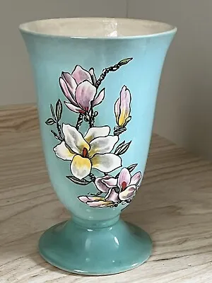 Buy Royal Winton Blue Floral Vase With Magnolia Flowers • 9.99£