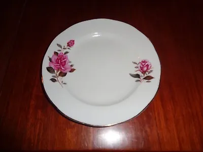 Buy Very Pretty Vintage Chinese Made Floral Side Plate Pink Roses • 8.99£