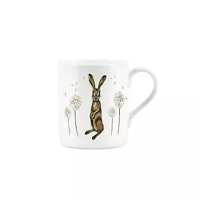 Buy Bone China Hares & Dandelions Small Mug By Rhiannon Chauncey - Tea/Coffee Gift • 12.39£