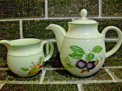 Buy Vintage St Michael Ashberry Teapot & Milk Jug Marks And Spencer Set  (CJ) • 16.50£