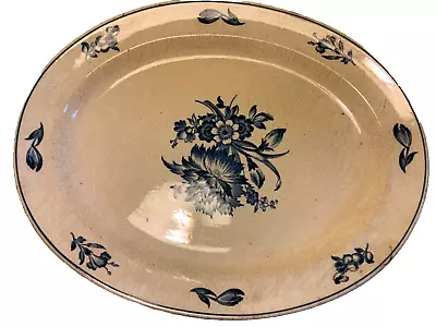 Buy Booths Silicon China Goode & Co Lyd London Serving Plate Blue Flowers Petals Old • 28.99£