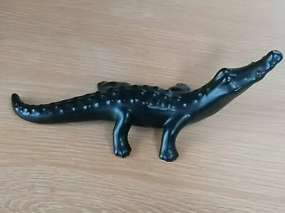 Buy Hornsea Marion Campbell Rare Black Crocodile Figurine  1956-7 • 55£