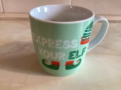 Buy Express Your Elf Novelty Christmas Mug. • 1.99£