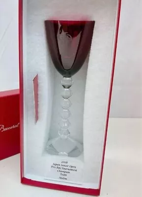 Buy Baccarat Vega Fortissimo Crystal  Wine Glass  Red With JGA Logo , Box • 144.11£