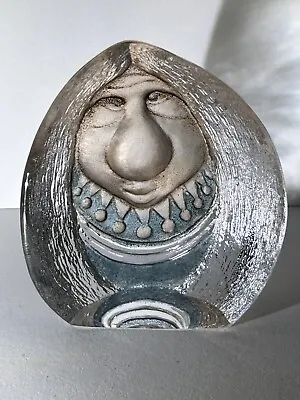Buy Mats Jonasson Art Glass Crystal Viking Troll Maleras Crystal Sweden Gnome Troll • 33.19£