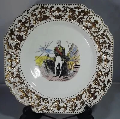 Buy Lord Nelson Rare Commemorative  Collectors  Gold Plate 8.5  Lord Nelson Pottery • 12£