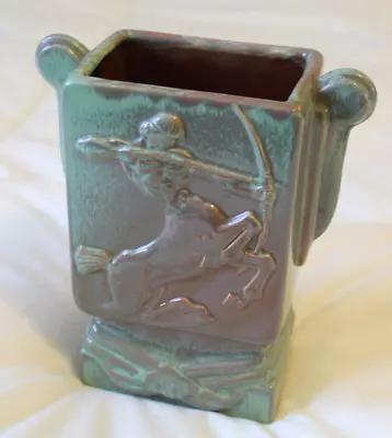 Buy METLOX 1930s Poppytrail Romanelli Zodiac Vase - The Archer - Art Deco • 168.74£