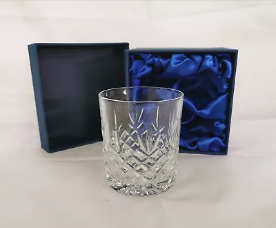Buy Fountains 24% Lead Crystal Whisky Glass In Silk Lined Presentation Box • 13.50£
