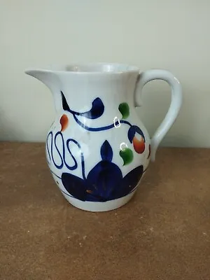 Buy Antique Staffordshire Gaudy Welsh' Bone China Jug, Hand Painted, Approx 1 Pint • 9.95£