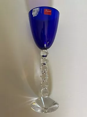 Buy Baccarat Vega Blue Rhine Wine Glass New • 422.72£