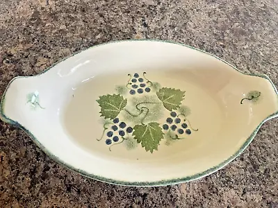 Buy Poole Pottery Vineyard Pattern Hand Painted  Serving Dish • 14.99£