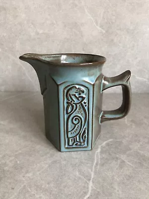 Buy Tyn Llan Milk Jug Studio Pottery Celtic Bird Design • 14£