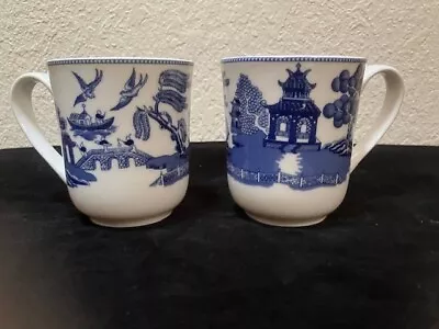 Buy Johnson Bros: Blue Willow Coffee/Tea Mugs. Made In England. Excellent Condition • 18£