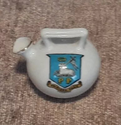 Buy W H Goss Crested Ware China - PRESTON Crest - England - Model Of Ancient Kettle • 5.99£