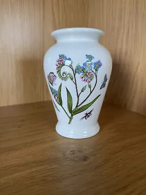 Buy Portmeirion Botanic Garden Vase Forget Me Not Excellent Condition • 8£