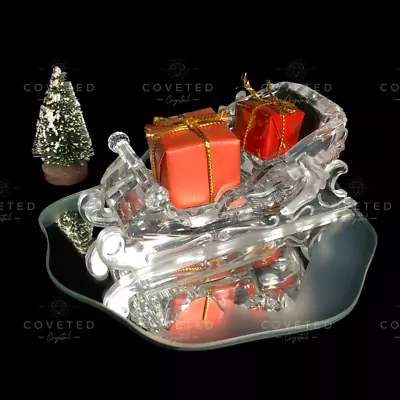 Buy Swarovski Crystal SANTA'S SLEIGH Christmas 205165 Mint Rare Boxed Retired • 115£